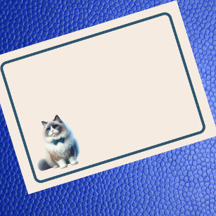 Cute Ragdoll Cat Post-it Notes