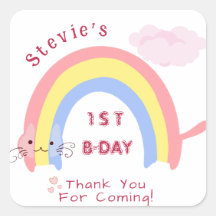 Cute Rainbow Aesthetic Boho Thank You For Coming