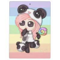 chibi anime panda girl