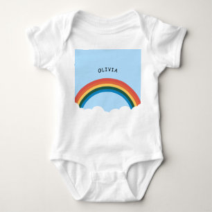 Cute Rainbow Baby Bodysuit