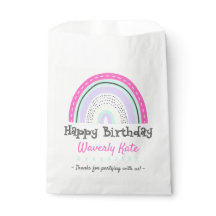 Cute Rainbow Birthday Party With Child's Name