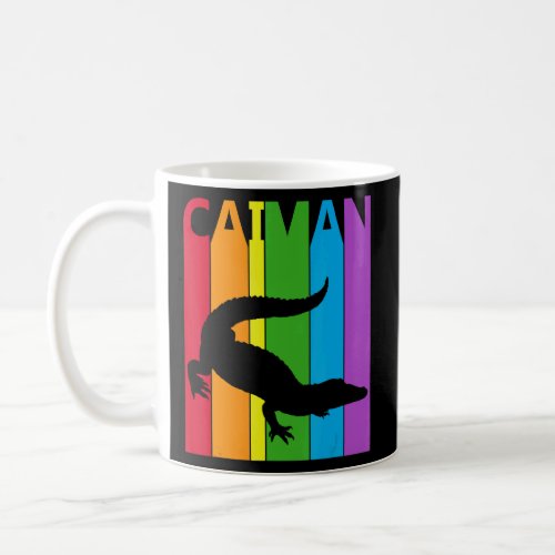 Cute Rainbow Caiman animal  Coffee Mug