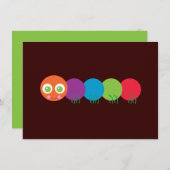 Cute Rainbow Caterpillar (Front/Back)