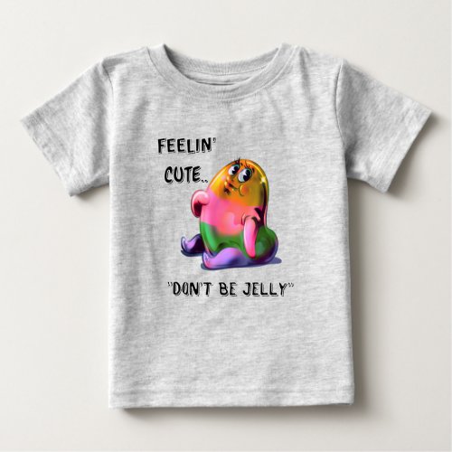 Cute rainbow colored jelly bean baby T_Shirt