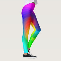 Charming Rainbow Pattern Leggings