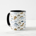 Cute Rainbow Dinosaur Pattern Mug