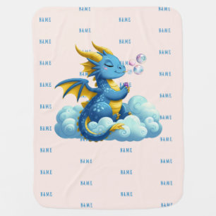 Cute/Rainbow/Dragon/Whimsical Baby Blanket