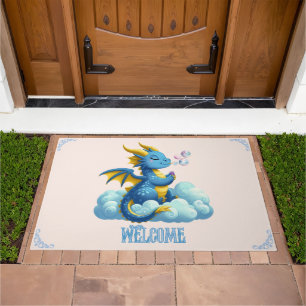 Cute/Rainbow/Dragon/Whimsical Doormat