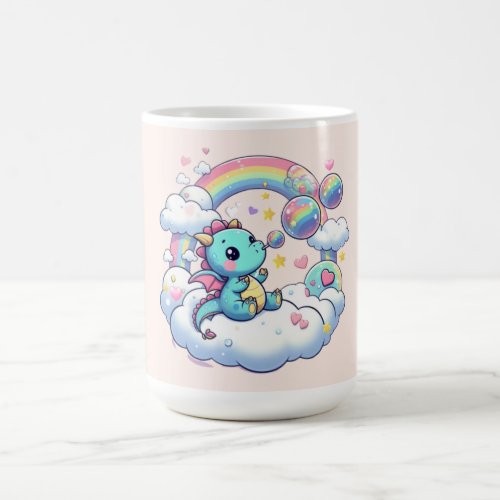 CuteRainbowDragonWhimsical  Magic Mug