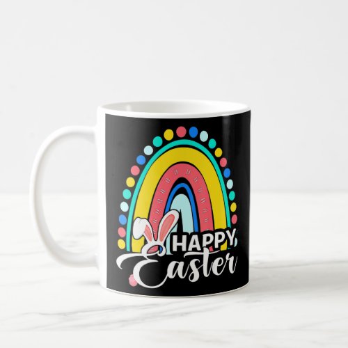 Cute Rainbow Leopard Happy Easter Day Eggs Decor G Coffee Mug