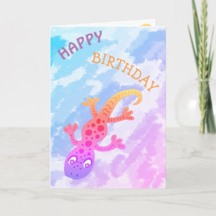 Lizard Birthday Cards | Zazzle