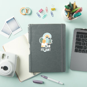 Cute Rainbow Magic Forest Sticker