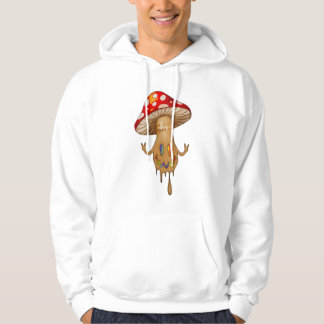 Cute Rainbow Mushroom Hooded Sweatshirt