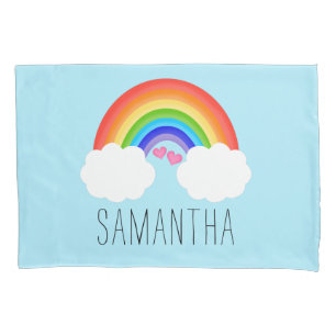 Cute Rainbow Name Pillow Case