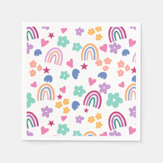 Cute Rainbow Napkins