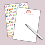 Cute Rainbow Notecard