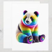 Cute Rainbow Panda (Front/Back)
