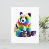 Cute Rainbow Panda (Standing Front)