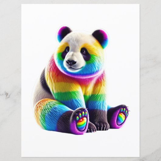 Cute Rainbow Panda (Front)