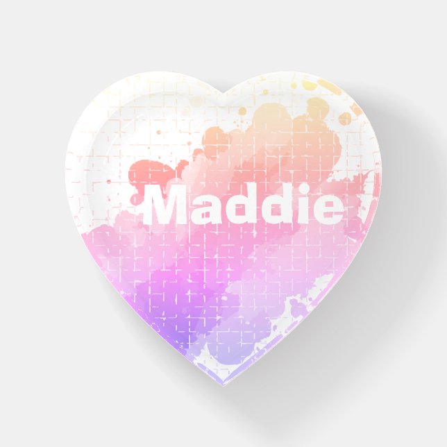 cute rainbow  paperweight (Front)