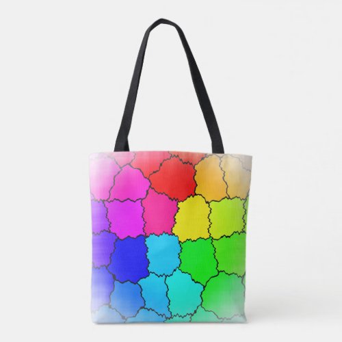 Cute Rainbow Pattern Tote Bag