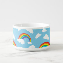 Cute rainbow soup bowl