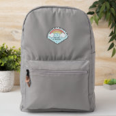 Cute Rainbow Sparkles Nature Is Magical Witchy Patch (On Backpack)