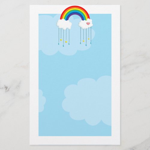 Cute Rainbow Stationary Stationery