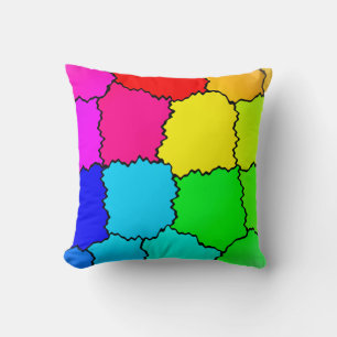 CUTE Rainbow Throw Pillow