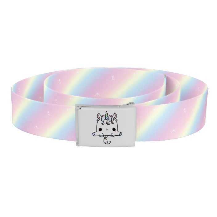 Babyhug Free Size Unicorn Printed Belt - Purple main image 0