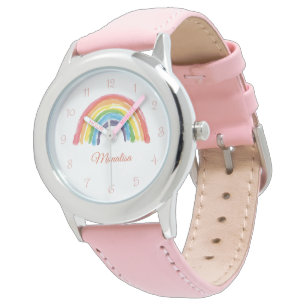 Cute Rainbow Watches for Kindergarteners