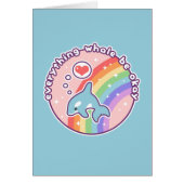 Cute Rainbow Whale (Front)