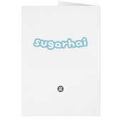 Cute Rainbow Whale Cards (Back)