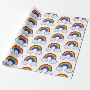 Cute Rainbow Wrapping Paper