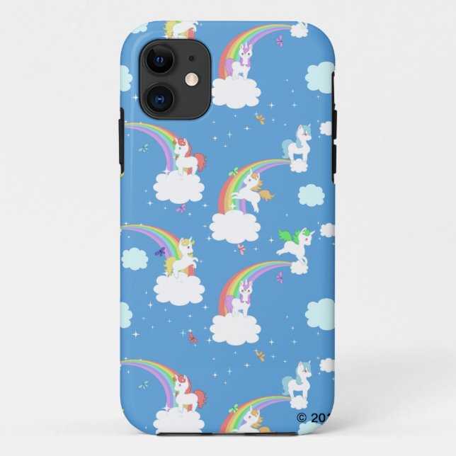 Cute Rainbows and Unicorns Case-Mate iPhone Case (Back)