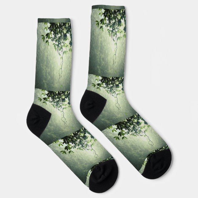 Cute Raining Pattern Socks (Right)