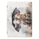 Cute Rainy Day Goats  iPad Pro Cover