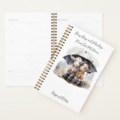 Cute Rainy Day Goats  Planner (Display)