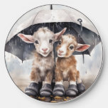 Cute Rainy Day Goats  Wireless Charger