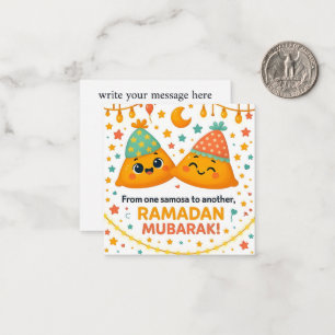Cute Ramadan Mubarak  Note Card