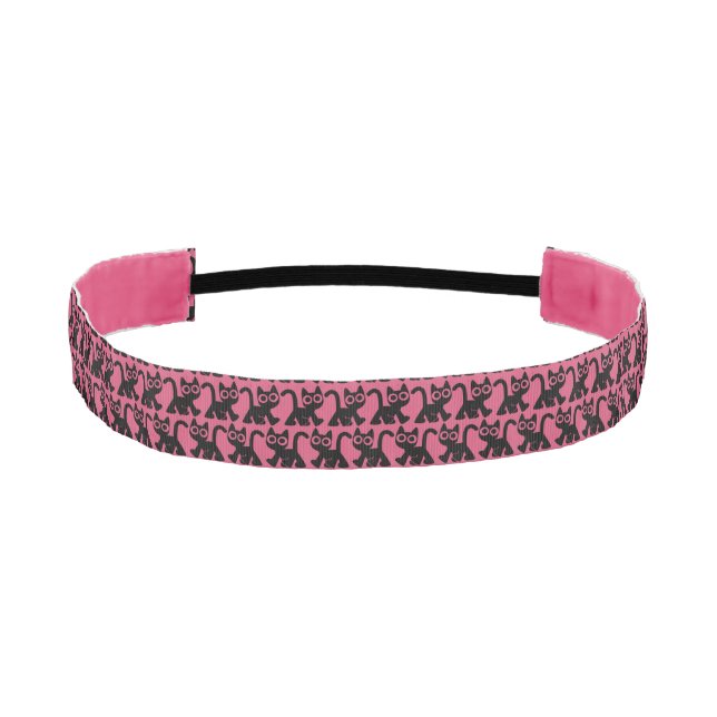 Cute Rambling Cartoon Cat Headband (Front)