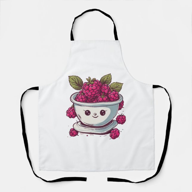 CUTE RASPBERRY APRON (Front)