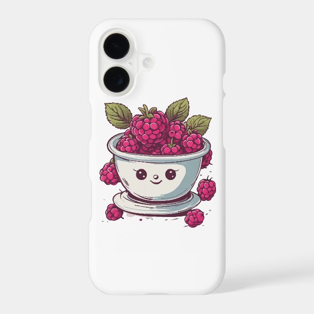 CUTE RASPBERRY IPHONE CASE (Back)