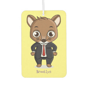 Cute rat cartoon illustration air freshener