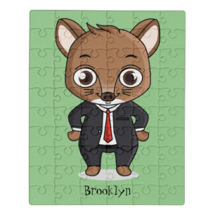 Cute rat cartoon illustration jigsaw puzzle