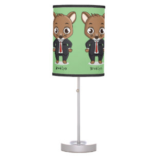 Cute rat cartoon illustration table lamp