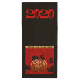 Cute Rat Chinese custom Year Zodiac Birthday Name Wood Flash Drive