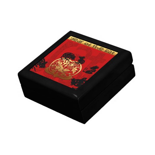 Cute Rat Chinese New Year 2020 Zodiac Birthday WJB Gift Box