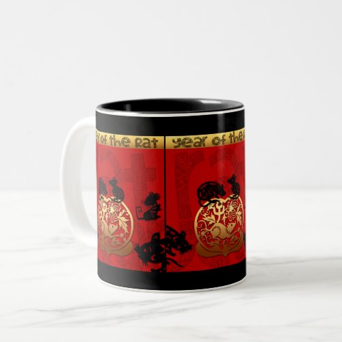 Cute Rat Chinese Year 2020 Zodiac Birthday 2TB Mug