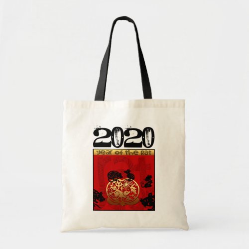 Cute Rat Chinese Year 2020 Zodiac Birthday GTB2 Tote Bag